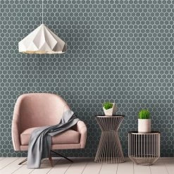 Top 10 🧨 Merola Tile 11.125 X 12.625-Inch Tribeca 2" Hex Glossy Mist Porcelain Mosaic Floor And Wall Tile 🛒