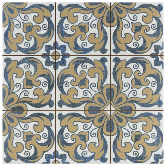 Coupon π― Merola Tile Harmonia Royal Bloom 13" X 13" Ceramic Floor And Wall Tile π₯° - Image 2
