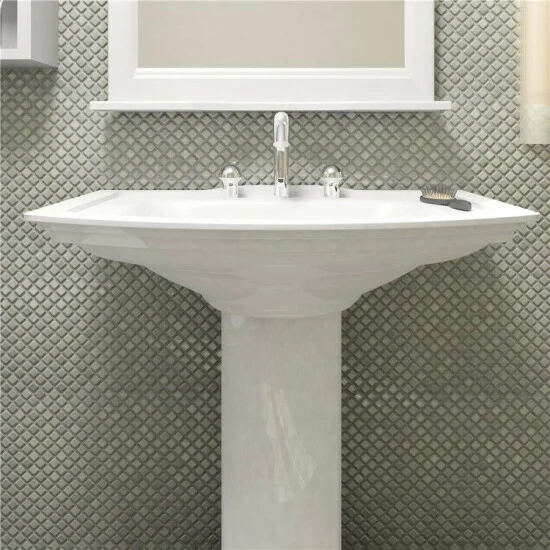 Hot Sale π€© Merola Tile Hudson Diamond Grey Eye 12.38" X 12.38" Porcelain Mosaic Tile β 1 Hot Sale π€© Merola Tile Hudson Diamond Grey Eye 12.38" X 12.38" Porcelain Mosaic Tile β