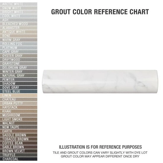 Promo β€οΈ Merola Tile Classico Carrara Glossy Pencil Bullnose 1.25" X 6" Ceramic Wall Trim Tile - 1 Tile π― - Image 4