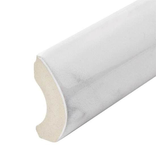 Promo β€οΈ Merola Tile Classico Carrara Glossy Pencil Bullnose 1.25" X 6" Ceramic Wall Trim Tile - 1 Tile π― - Image 6