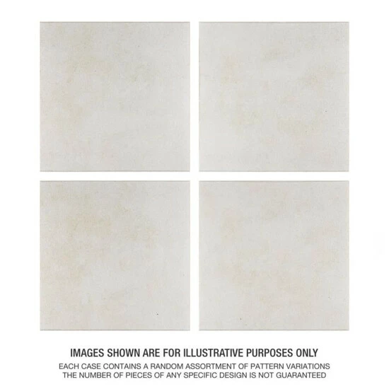 Best Sale π Merola Tile Klinker Retro Blanco Encaustic 12.75" X 12.75" Ceramic Floor And Wall Quarry Tile π - Image 4