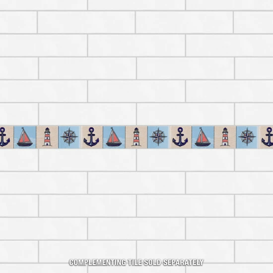 Coupon π Merola Tile Captain Nautilius 2" X 7-7/8" Ceramic Wall Tile - Case (32 Tiles) - Case (32 Tiles) π - Image 7