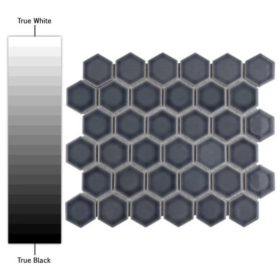 Best reviews of β€οΈ Merola Tile Hudson 2" Due Hex Storm Grey 12.5" X 11.25" Porcelain Mosaic Tile π₯ - Image 4