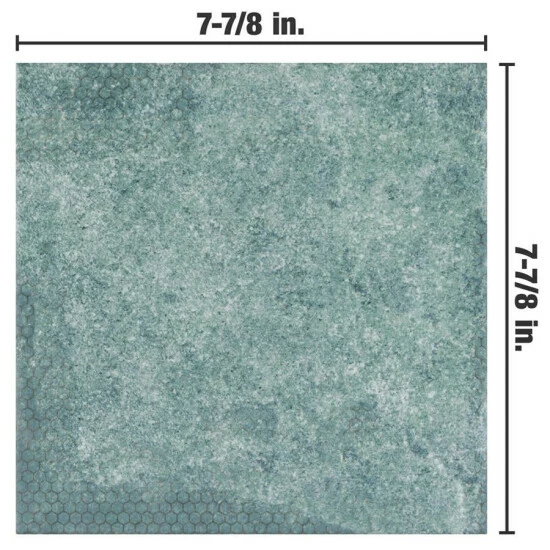 Brand new π Merola Tile Mandala Sea Green 7.86" X 7.86" Ceramic Wall Tile π― - Image 5