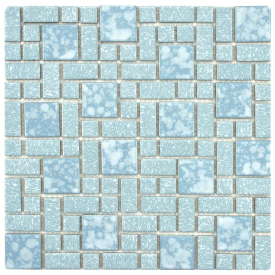 Flash Sale π Merola Tile University Blue 11.75" X 11.75" Porcelain Mosaic Tile β€οΈ - Image 2