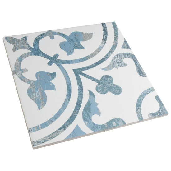 Brand new π Merola Tile Cassis Arte Blue 9.75" X 9.75" Porcelain Floor And Wall Tile π - Image 5