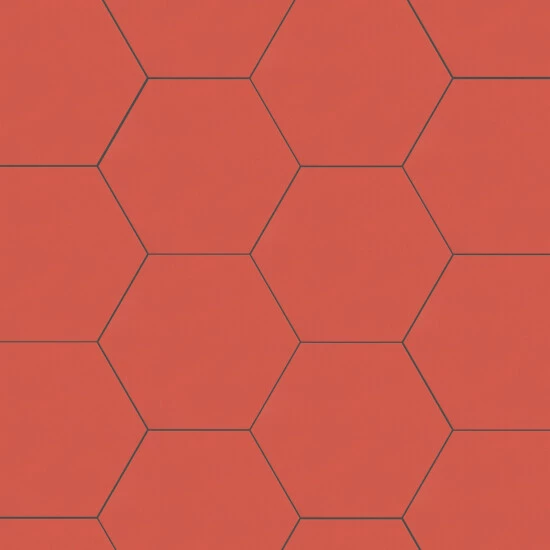 Cheapest βοΈ Merola Tile Textile Hex Red 8.63" X 9.86" Porcelain Floor And Wall Tile π - Image 6