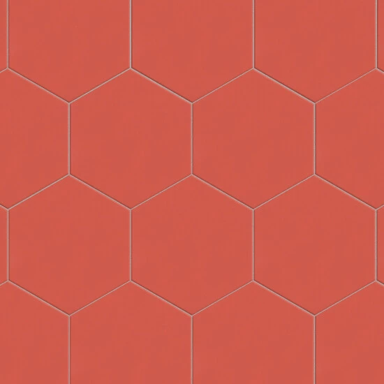 Cheapest βοΈ Merola Tile Textile Hex Red 8.63" X 9.86" Porcelain Floor And Wall Tile π - Image 7
