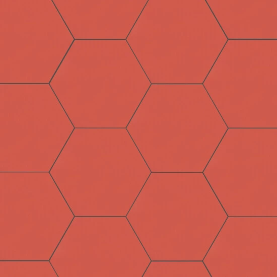 Cheapest βοΈ Merola Tile Textile Hex Red 8.63" X 9.86" Porcelain Floor And Wall Tile π - Image 8