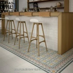 Brand new ✔️ Merola Tile Caprice Saint Tropez Encaustic 7.86" X 7.86" Porcelain Floor And Wall Tile 😀