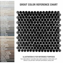 Outlet π€© Merola Tile Hudson Penny Round Glossy Black 12" X 12.63" Porcelain Mosaic Tile β 11 Outlet π€© Merola Tile Hudson Penny Round Glossy Black 12" X 12.63" Porcelain Mosaic Tile β -Merola Tile Shop unnamed file 139