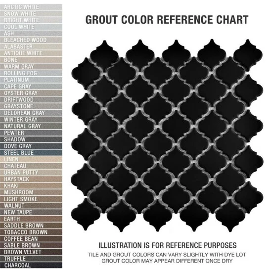 Best Pirce ⨠Merola Tile Hudson Tangier Matte Black 12.38" X 12.5" Porcelain Mosaic Tile 𧨠- Image 4