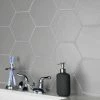 Discount 👏 Merola Tile Hexatile Matte Gris 7" X 8" Porcelain Floor And Wall Tile 👍