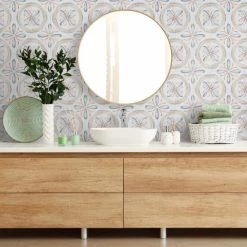 Budget 🎉 Merola Tile Saint Germain Chaud Deco Rivette 5-3/4" X 5-3/4" Porcelain Floor And Wall Tile ❤️