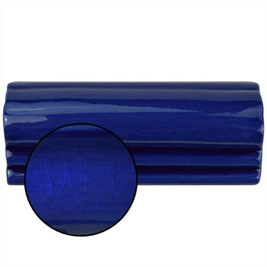 Cheapest 𧨠Merola Tile Novecento Moldura Cobalto 2.13" X 5.13" Ceramic Wall Trim Tile - 1 Tile π - Image 2