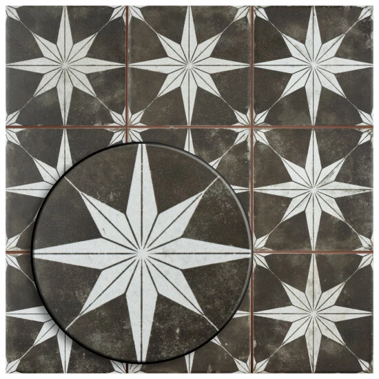 Cheapest β Merola Tile Harmonia Kings Star Night 13" X 13" Ceramic Floor And Wall Tile π - Image 3