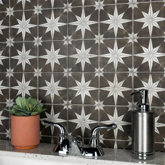Cheapest β Merola Tile Harmonia Kings Star Night 13" X 13" Ceramic Floor And Wall Tile π - Image 8