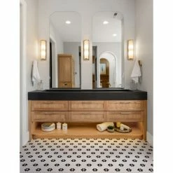 Best Sale β Merola Tile Metro Hex Glossy White With Heavy Flower 10.25" X 11.86" Porcelain Mosaic Tile π