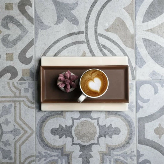 Budget π Merola Tile Llanes Perla Sevilla Encaustic 13.13" X 13.13" Ceramic Floor And Wall Tile π