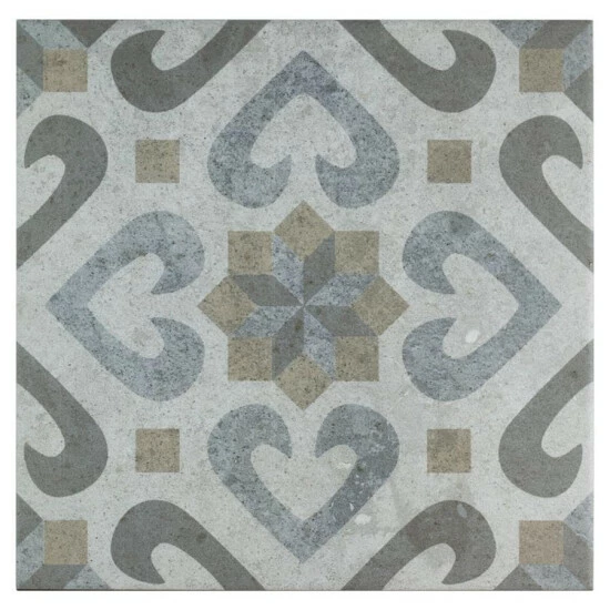 Budget π Merola Tile Llanes Perla Sevilla Encaustic 13.13" X 13.13" Ceramic Floor And Wall Tile π - Image 2