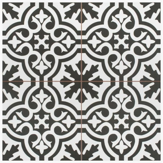 Cheap π Merola Tile Berkeley Black 17.63" X 17.63" Ceramic Floor And Wall Tile β - Image 2