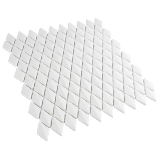 Cheap π€© Merola Tile Expressions Beveled Diamond White 1.63" X 12" Glass Mosaic Tile π₯ - Image 6