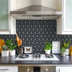 Best reviews of 🎁 Merola Tile Hudson Rhombus Matte Black 10-1/4" X 11-3/4" Porcelain Mosaic Tile - Case (10 Tiles) - Case (10 Tiles) 😀