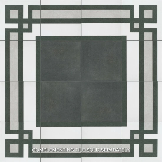 Best Sale π Merola Tile Twenties Corner Encaustic 7.75" X 7.75" Ceramic Floor And Wall Tile π - Image 8