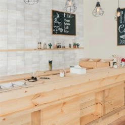 Best Pirce ❤️ Merola Tile Mud White 7-7/8" X 15-3/4" Ceramic Wall Tile - Case (12 Tiles) ⭐