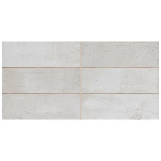 Best Pirce β€οΈ Merola Tile Mud White 7-7/8" X 15-3/4" Ceramic Wall Tile - Case (12 Tiles) β - Image 2
