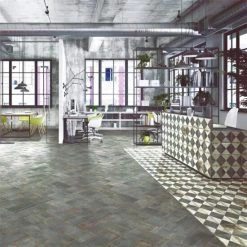 Brand new 👏 Merola Tile D'Anticatto Decor Triangoli 8.75" X 8.75" Porcelain Floor And Wall Tile ⌛