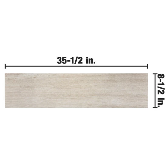 Discount π Merola Tile Llama Almond 8-1/2" X 35-1/2" Porcelain Floor And Wall Tile π - Image 4