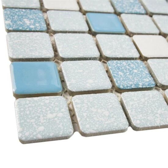 Discount β Merola Tile Crystalline Square Blue 11.75" X 11.75" Porcelain Mosaic Tile β€οΈ - Image 5