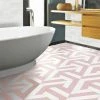 Cheapest 🛒 Merola Tile Porto Capri Hex Rose 8-5/8" X 9-7/8" Porcelain Floor And Wall Tile - Case (25 Tiles) 🔔