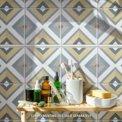 Best reviews of 😍 Merola Tile Rugoso Blanco Brillo .36" X 7.86" Ceramic Pencil Listelo Wall Trim Tile - (1 Tile) 😉