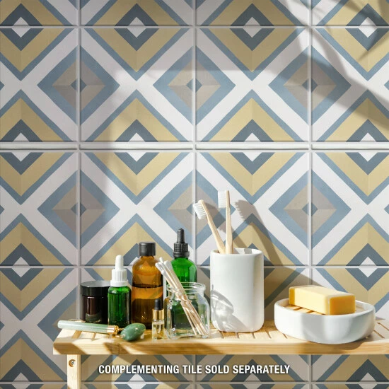 Best reviews of π Merola Tile Rugoso Blanco Brillo .36" X 7.86" Ceramic Pencil Listelo Wall Trim Tile - (1 Tile) π