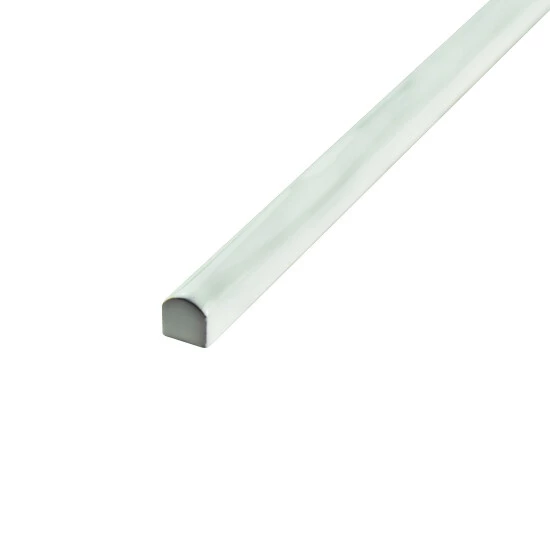 Best reviews of π Merola Tile Rugoso Blanco Brillo .36" X 7.86" Ceramic Pencil Listelo Wall Trim Tile - (1 Tile) π - Image 4