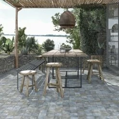 Best reviews of 😉 Merola Tile Kings Etna Encaustic 13.13" X 13.13" Blue Ceramic Floor And Wall Tile 😀