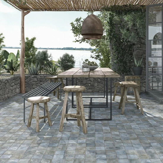 Best reviews of π Merola Tile Kings Etna Encaustic 13.13" X 13.13" Blue Ceramic Floor And Wall Tile π