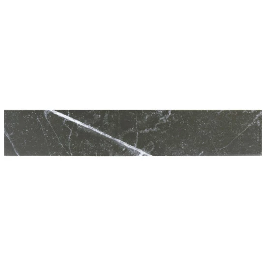 Hot Sale β€οΈ Merola Tile Tinos Black 3.13" X 17.38" Porcelain Floor And Wall Tile π - Image 2