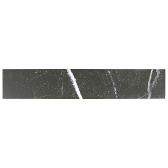 Hot Sale β€οΈ Merola Tile Tinos Black 3.13" X 17.38" Porcelain Floor And Wall Tile π - Image 8