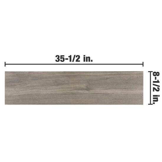 Deals π Merola Tile Llama Brown 8-1/2" X 35-1/2" Porcelain Floor And Wall Tile β¨ - Image 4