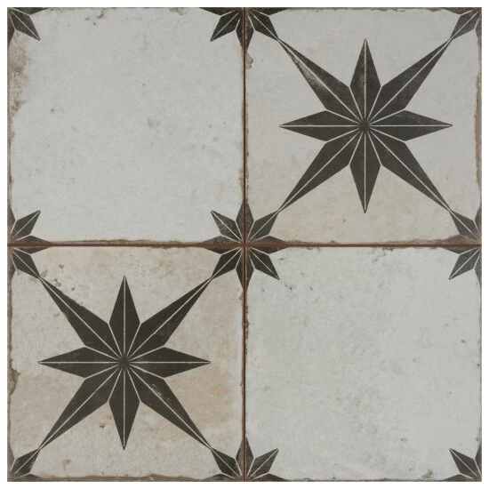 Buy 𧨠Merola Tile Kings Star Ara Nero 17.63" X 17.63" Ceramic Floor And Wall Tile β 2 Buy 𧨠Merola Tile Kings Star Ara Nero 17.63" X 17.63" Ceramic Floor And Wall Tile β - Image 2