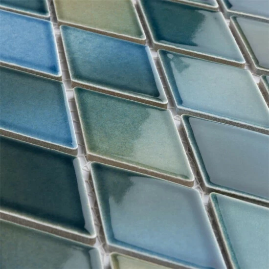 Cheapest π Merola Tile Hudson Kite Lagoon 10.25" X 11.75" Porcelain Mosaic β - Image 5