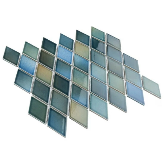 Cheapest π Merola Tile Hudson Kite Lagoon 10.25" X 11.75" Porcelain Mosaic β - Image 6