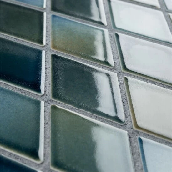 Cheapest π Merola Tile Hudson Kite Lagoon 10.25" X 11.75" Porcelain Mosaic β - Image 8