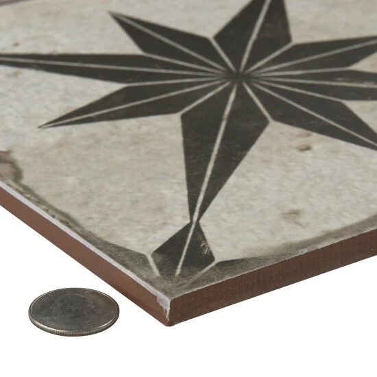 Buy 𧨠Merola Tile Kings Star Ara Nero 17.63" X 17.63" Ceramic Floor And Wall Tile β 5 Buy 𧨠Merola Tile Kings Star Ara Nero 17.63" X 17.63" Ceramic Floor And Wall Tile β - Image 5