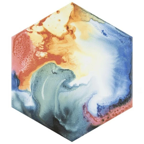 Best Pirce π₯ Merola Tile Raktion Decor Hex 8-5/8" X 9-7/8" Porcelain Floor And Wall Tile - Case (25 Tiles) β - Image 2