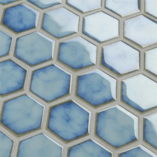 Hot Sale π Merola Tile Hudson Due 2" Hex 12.5"x 11.25" Marine Porcelain Mosaic Tile π 6 Hot Sale π Merola Tile Hudson Due 2" Hex 12.5"x 11.25" Marine Porcelain Mosaic Tile π - Image 6